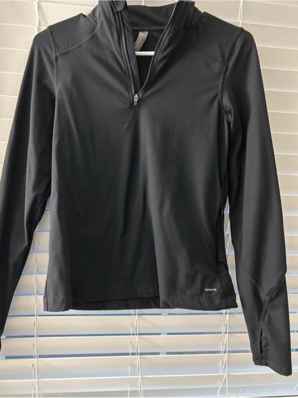 Women's Black Quarter-Zip Performance Sweater